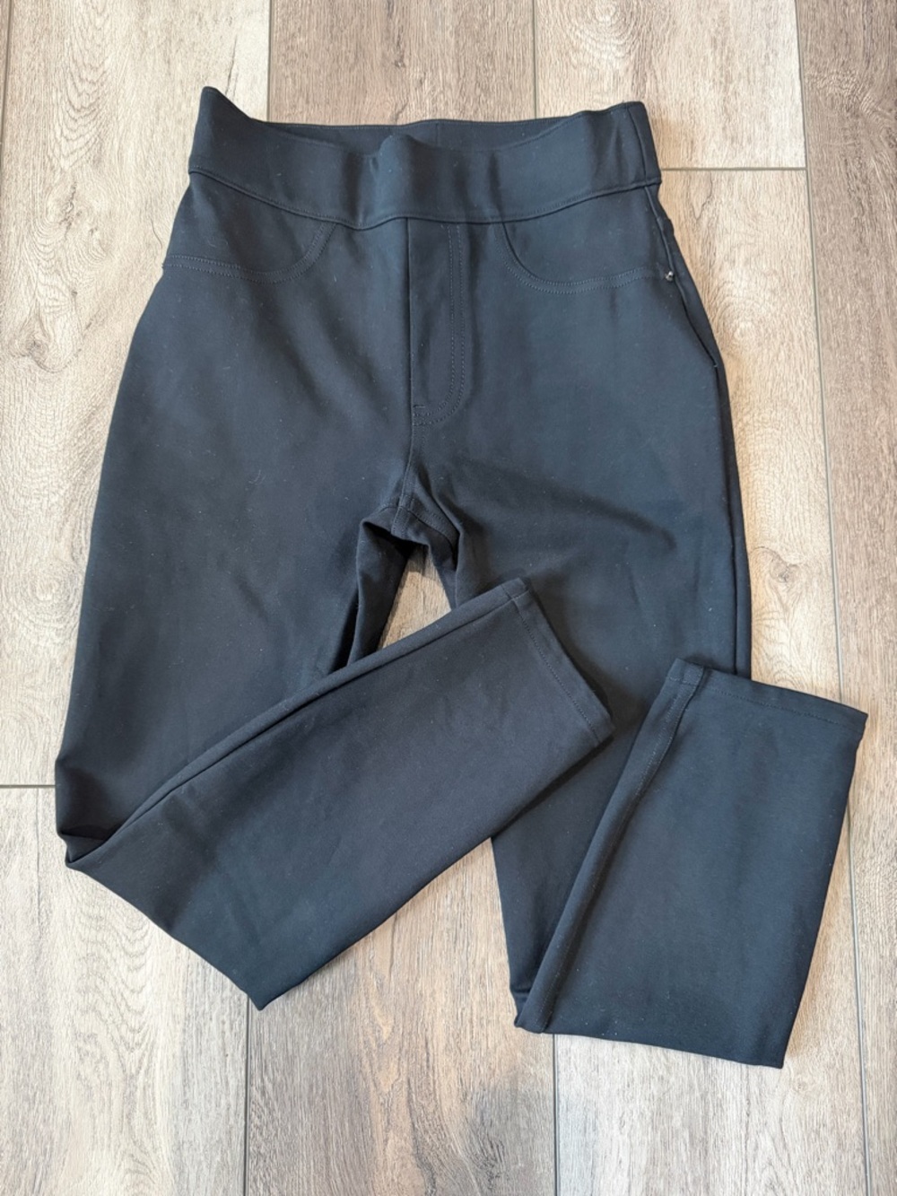 SPANX Petite pbp, ankle- 4 pocket Classic Black Pants (XSP)